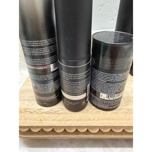 Toppik Hair Care Bundle Root Touch Up Medium Brown & Dark Brown Fibers 5pc Set - Picture 3 of 3